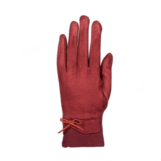 Γυναικεία γάντια Filia κόκκινα